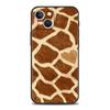 Роскошный мягкий чехол из ТПУ для iPhone 16 11 15 14 Pro MAX 12 13 7 8 Plus X XR XS SE 2022 Черный чехол с изображением жирафа