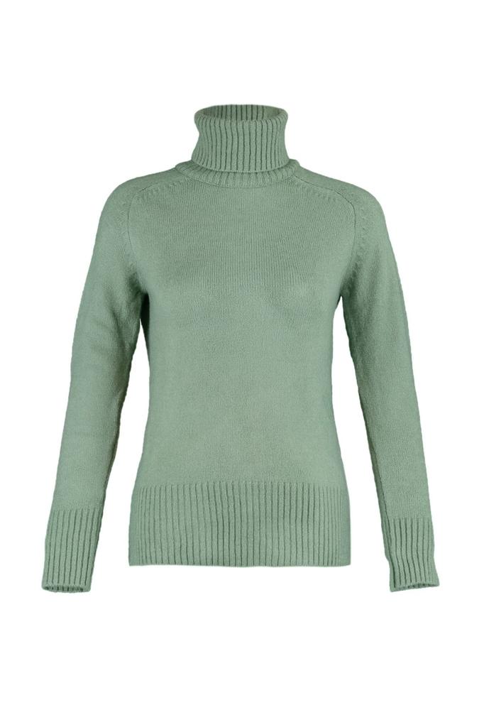 Women's Fashion Stylish Sweater Mint Soft Textured Basic Knitwear Sweater