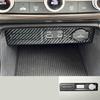 Carbon Fiber Cigarette Lighter USB Panel Cover Trim For Honda CR-V CRV 2023 2024