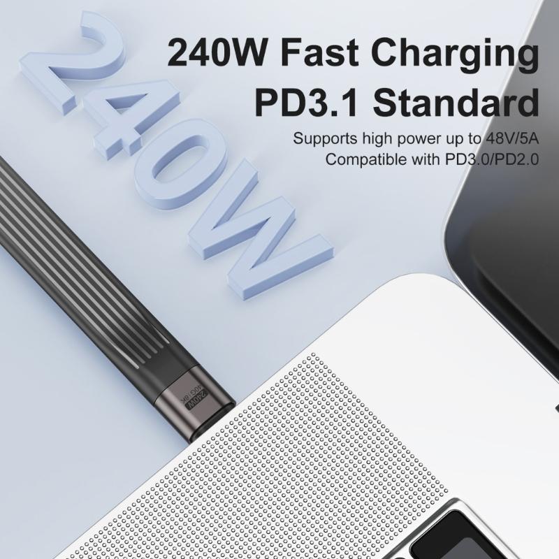 13 см USB4 Кабель для PD240W Power Delivery и 40 Гбит/с Передачи Совместимый 8K Видео Передача