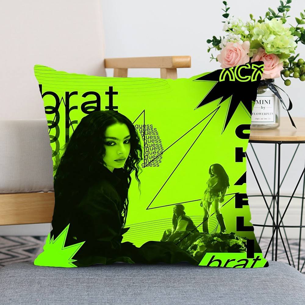 Чехлы для декоративных подушек с принтом Charli Xcx, чехол для подушки, подходит для дивана, спальни, автомобиля