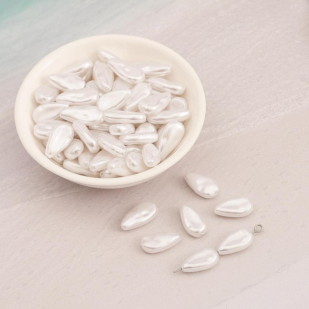 ABS Shaped Bead Jewelry Accessories: DIY Bracelet & Earring Supplies