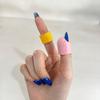 5 шт. Напальчник для шитья Защита от проколов Эргономичный Противоскользящий для длинных ногтей