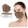 1/5/10/20/50 шт. взрослая леопардовая принтованная уличная защитная маска для лица 