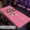 Large Mouse PadLionel Messi Custom Name Text Personalized Desk Mat Non Slip Gaming Pad