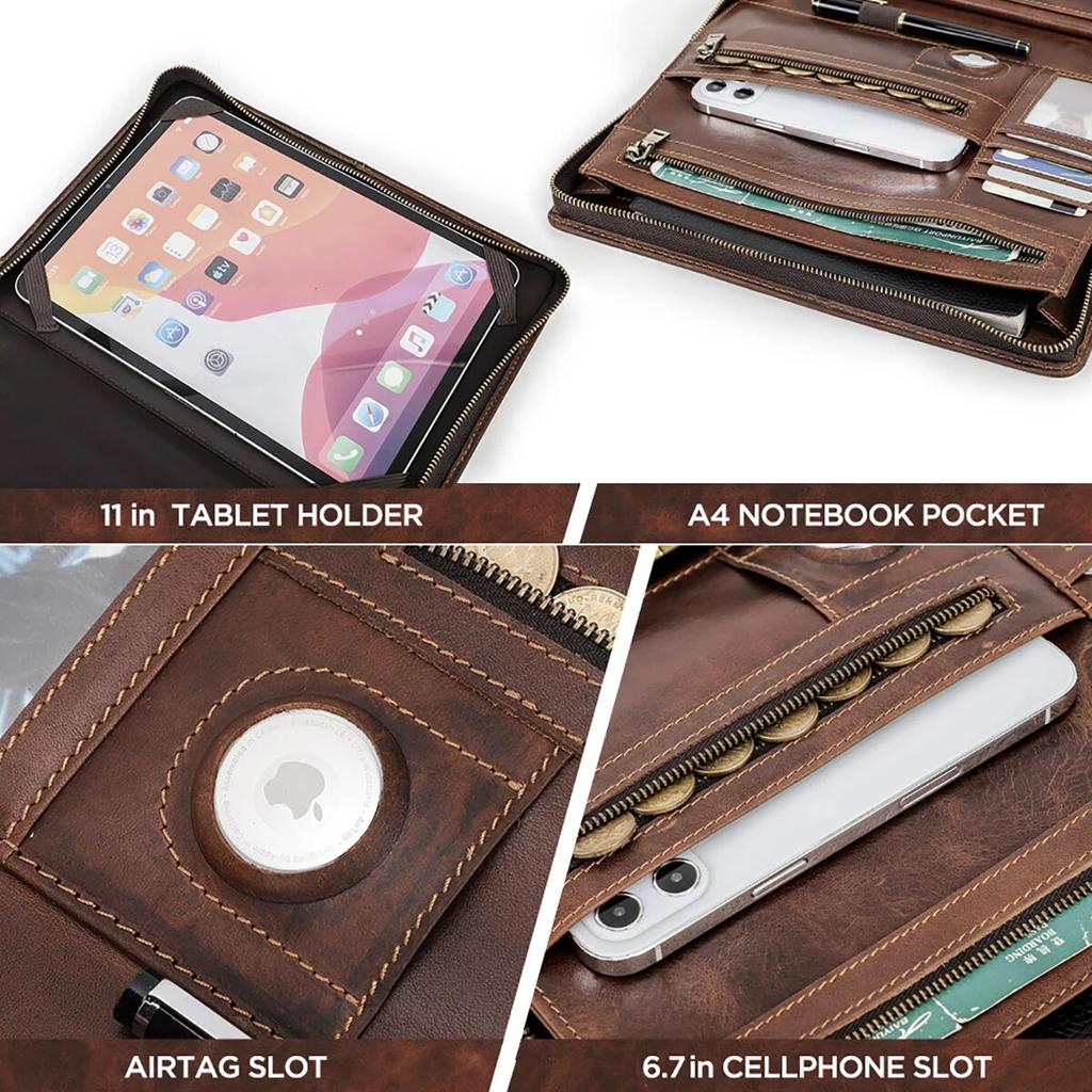 Кожаный портфель для iPad Air 5 10,9 2022 Air 4 Air 3 iPad Pro 11 2021 чехол 7-го, 8-го, 9-го поколения 10,2