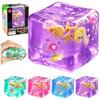 Cartoon Design Ocean Sensory Fidget Toy Star Shell Blue Pinch Cube Gift Stress Balls  Wedding Party