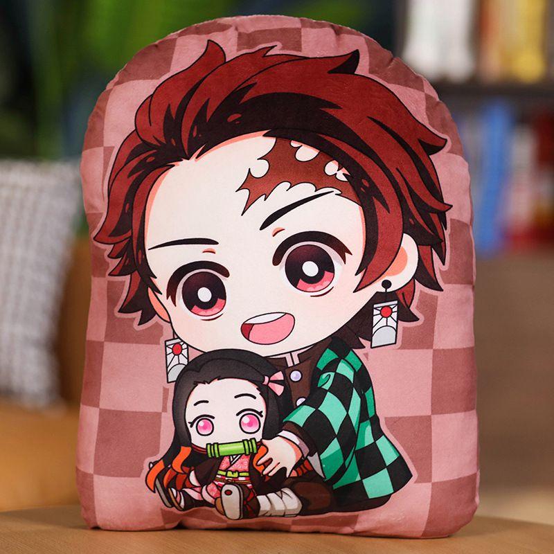 Аниме Клинок, рассекающий демонов Kimetsu No Yaiba Плюшевая подушка-подвеска Мягкая игрушка Идеально для коллекции и украшения