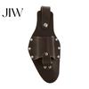 Heavy Duty Can Holder for Belt Faux Leather Beer Holster Belt, Portable Drink Bottle with Rivet Strap, Convenient Clip Hands Free Carrier Camping