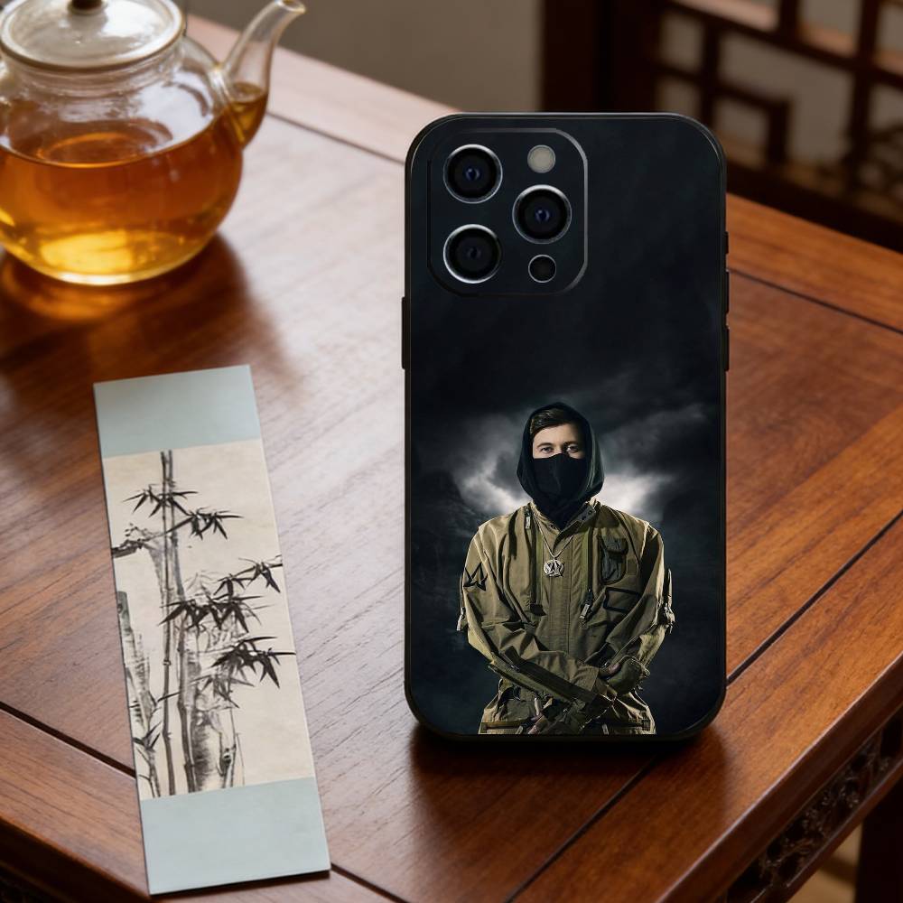 Чехол для телефона Alan Olav Walker Силиконовый Мягкий Для IPhone 17 16 15 14 13 12 11 X XR Plus Pro Max Plus