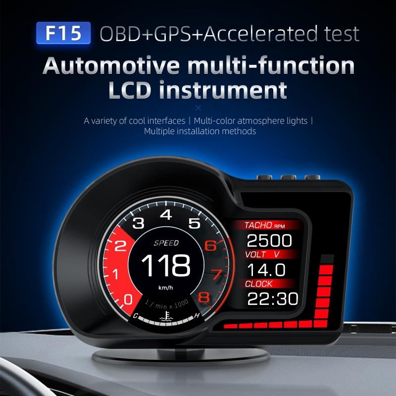 OBD Автомобиль Грузовик Head-Up Дисплей на Лобовое Стекло HUD Светодиодный Проектор Сигнализация Скорости Спидометр Система Предупреждения о Превышении Скорости