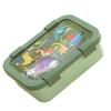 Портативный разделенный ланч-бокс бэнто, мультяшный дизайн, пластиковый контейнер для ланча, легко моющийся, контейнер для приготовления еды с мультяшным дизайном