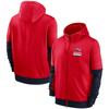 Mens Zip-Up Hooded Sweatshirt NFL Football Team Print Athletic Casual Wear