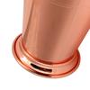 2pcs Rose Gold Mint Julep Cup Beaded Stainless Steel Cocktail Glasses Metal Drinking Glasses  Party
