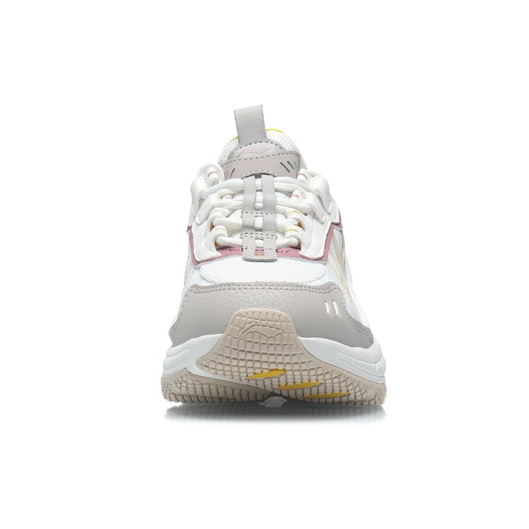 Li Ning Star Cloud OG Ткань Синтетическая кожа Амортизирующие Нескользящие Износостойкие Легкие Низкие Спортивные Повседневные Туфли Женские Кроссовки AGCR014-2