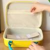 Dopamine Color Handheld Makeup Bag Large Capacity Portable Cosmetic Case  Cosmetician