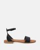 Black Women's Sandals Made of Natural Leather Black Women's Sandals Made of Natural Leather 39