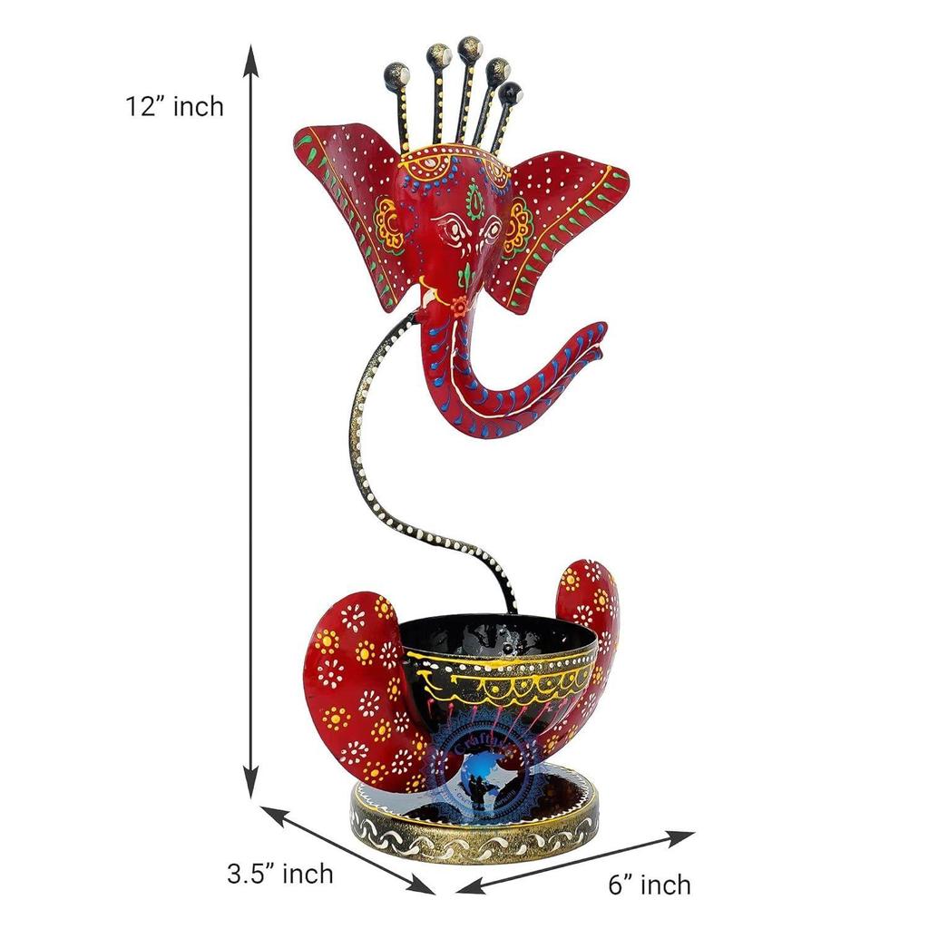 Iron Tealight Candle Holder/Handicraft Metal/Candle Holder Stand Showpiece/Statue Home Decor, Living Room, Puja Room