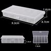 Transparent Plastic Lure and Component Storage Box with 5, 8, or 10 Compartments (Thunder Frog Box).