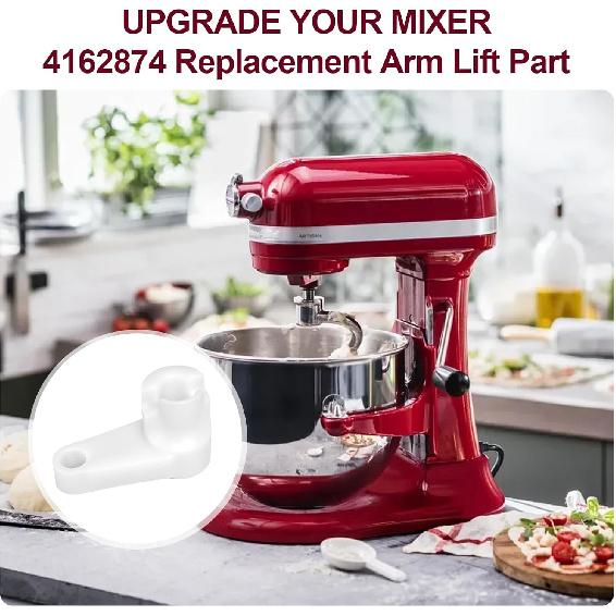 Stand Mixer Arm-Lift Replacement Part for Whirlpool & KitchenAid, Mixer Arm Lift Mechanism Compatible with WP241764, 241764, 4162053, 4162874,