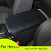 Оригинальный чехол на подлокотник автомобиля для Honda Civic 11th Gen 2022-2023, чехол из искусственной кожи, накладка на подлокотник, центральная консоль