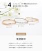 LEGAN Pink Gold Diamond Size K10PG Natural Diamond Wedding Slim Made in Japan Ring, 8, Band, Fit, Women's,