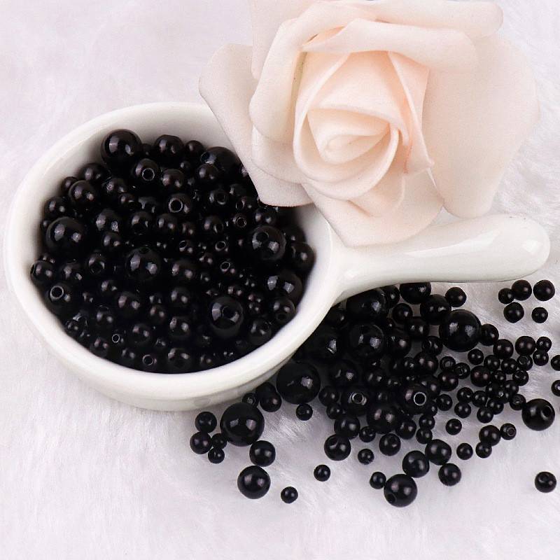 Смешанный размер искусственный жемчуг DIY изготовление ювелирных изделий бусины с отверстием цветные жемчужины