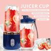 Portable Blender Set, USB Charged Juicer Cup for Smoothies and Milkshakes, Small Travel Fruit Juicer, Multi-Functional Home Kitchen Tool