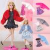Winter Plush Coat Skirt Casual Wear Doll Dress Doll Fashion Clothes  1/6 Doll/29~32 Cm Doll
