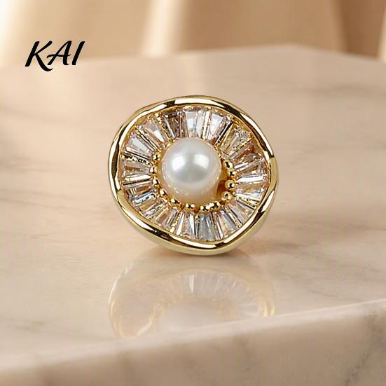 Multipurpose Magnetic Button Faux Pearl Pin, No Sew Safety Decorative Clothing Pins for Scarf Shirts Sweater, Reusable Brooch Anti Exposure Buttons