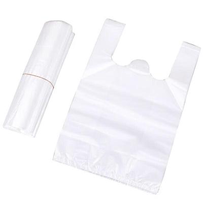 Пакеты с пластиковыми ручками-майками Homeglen, толстые, прозрачные