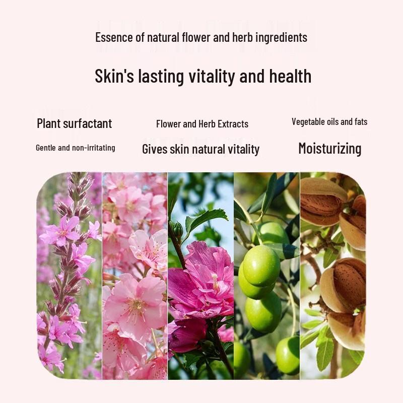 Мыло Foretty Hibiscus Травяное Увлажняющее и Антибактериальное