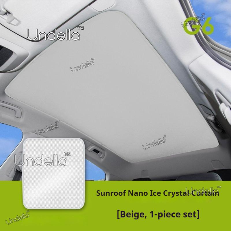 Для XPENG G6 2026 2025 2027 Защитная шторка люка Занавеска-шторка на крышу Защита от УФ Теплоизоляционное покрытие Аксессуары для интерьера автомобиля
