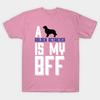 T Shirt Women A Golden Retriever Is My Bff Harajuku Print Kawaii Tshirt Summer Short Sleeve Female T-Shirt Top Tee