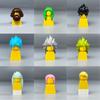 10 шт. Детали MOC Женские Мужские Мальчики Девочки Усы Дедушка Волосы Шлем Фигурка Действия Собранные Строительные Кубики Пластиковый Материал Игрушки
