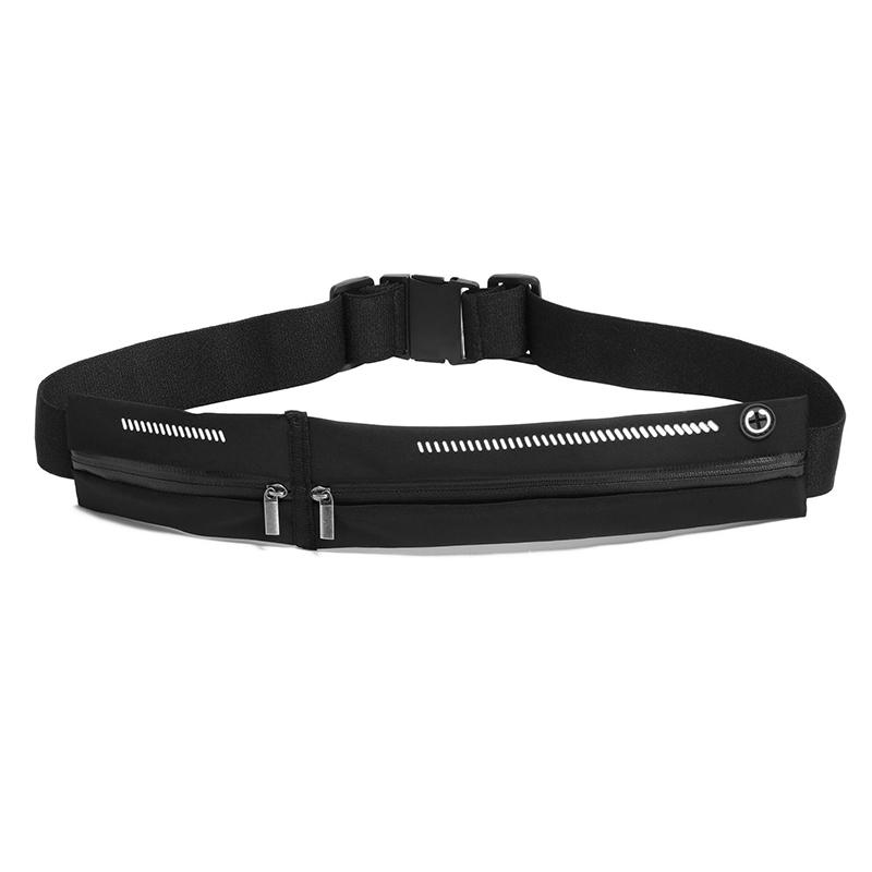 Elastic Waist Bag Foldable Large Capacity Running Belt for Outdoor Fitness Workout