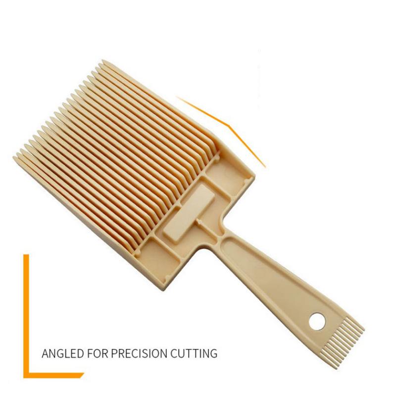 Men Flat Top Guide Comb Haircut Clipper Comb Barber Hairstyle Hair Cutting Tool