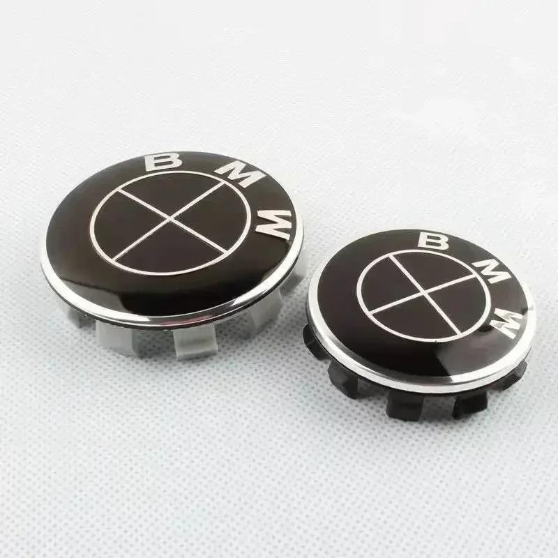 4pcs 56mm 68mm Car Wheel Center Hub Caps ABS Tire Cover Sticker For BMW M Emblem E46 E36 E34 F10 E90 F30 E60 F30 E53 E30 E92 E87 CUO1