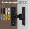 Замок для двери амбара, простая установка, противоугонная, прочная, защелка для ворот, защитный замок для раздвижной двери для ванной комнаты и сада