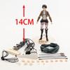 Figma 207 Eren Jaeger 203 Mikasa Ackerman 213 Levi Action PVC Figure Model Ornament Toy Collection Gift