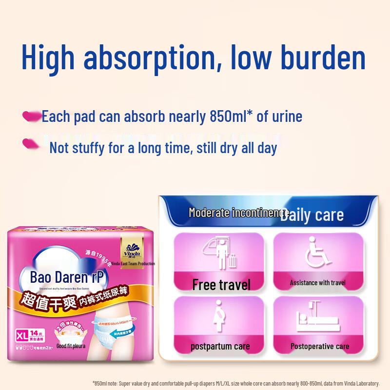 Dr.P Adult Super Dry Pull-Up Diapers