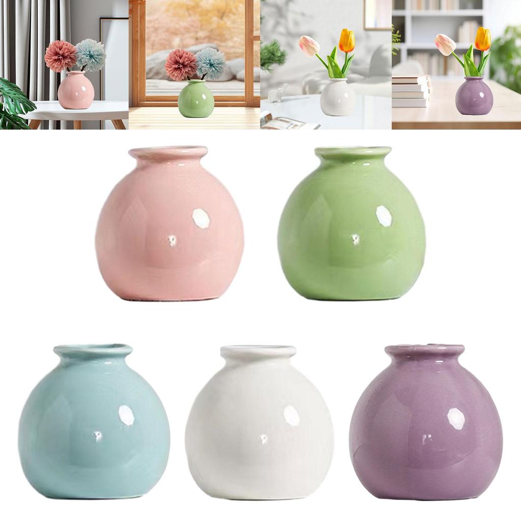 Керамическая ваза для цветов, декоративный цветочный горшок, настольная мини-цветочная композиция для полки, гостиной, кухни, свадьбы, Дня святого Валентина