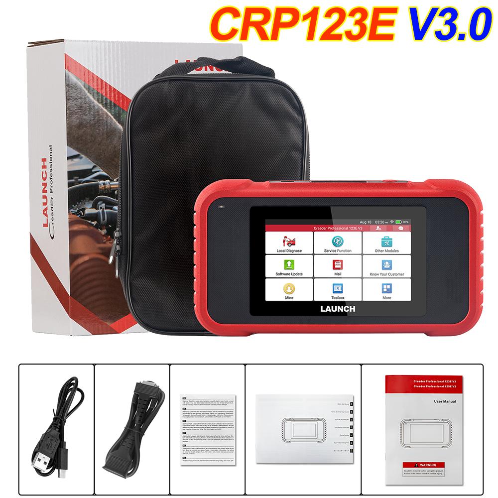 LAUNCH CRP123E CRP123I V3.0 ENG ABS SRS Система трансмиссии 7 Сбросов Пожизненно Бесплатные Инструменты Диагностики Автомобиля Расширение CAN FD DOIP