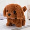 Electronic Robot Dog Soft Fur Walking Barking Puppy Special Gifts Battery Powered Home Decoration for Boys Girl Birthday Gifts
