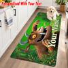 The Gruffalo Custom Text Flannel Floor Rug Soft Kitchen Mat Personalized Non Slip Carpet