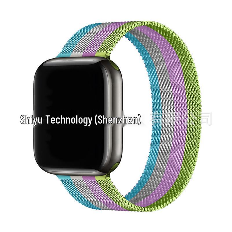 Совместимый металлический ремешок-петля для Apple Watch Series 5-9, SE