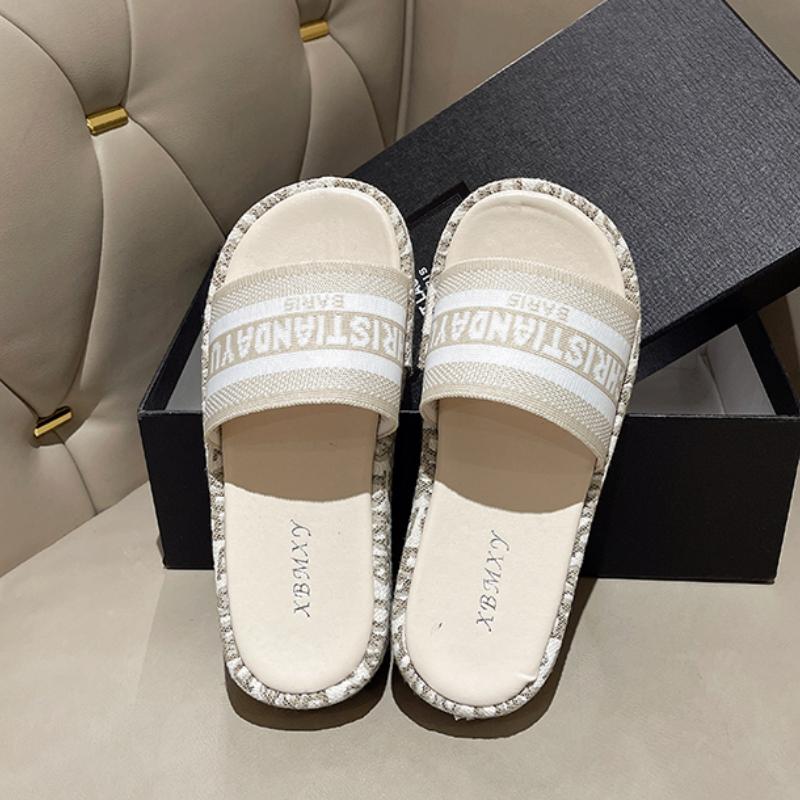 Модные женские тапочки Модная повседневная дизайнерская обувь Платформа Сексуальные босоножки на высоком каблуке Противоскользящие тапочки-шлепанцы Большой размер Слайды Женские