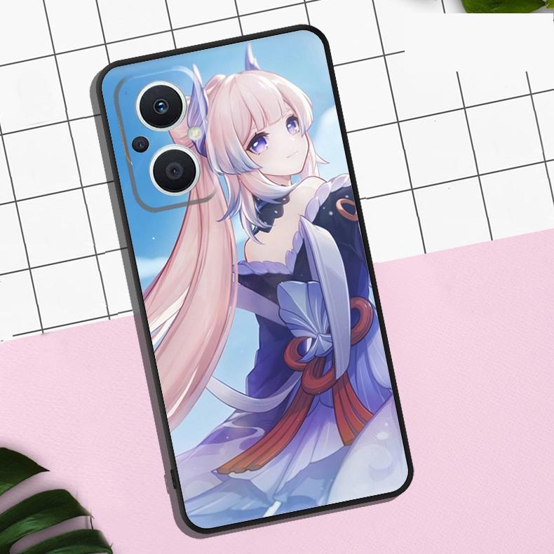 Чехол Sangonomiya Kokomi Genshin Impact Для OPPO Reno 13F 13 12 12F 11 11F 8T 7 8 10 Pro OPPO Find X8 Pro X6 X3 X5 Lite