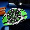 SKMEI Silicone Stylish Casual Sport Watch with Big Waterproof Date Luxury Gift for Men Men's Watch, Face, Chronograph, Analog, Display, Fluorescent,