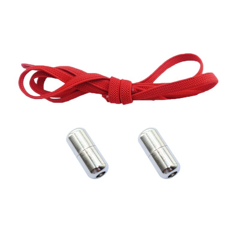 Шнурки без завязок с металлическим замком – плоские эластичные шнурки для кроссовок для взрослых, быстрозатягивающиеся шнурки для ленивых дней